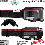Brýle na kolo LEATT Velocity 4.0 MTB X-Flow Goggle Black 2024