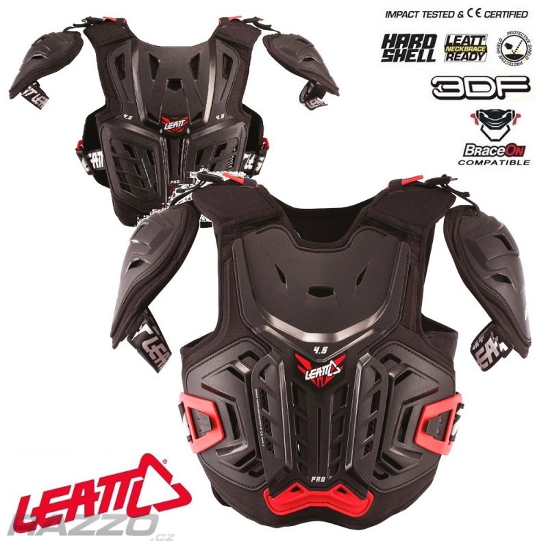 Leatt Chest Protector 4.5 Junior (Black/Red)