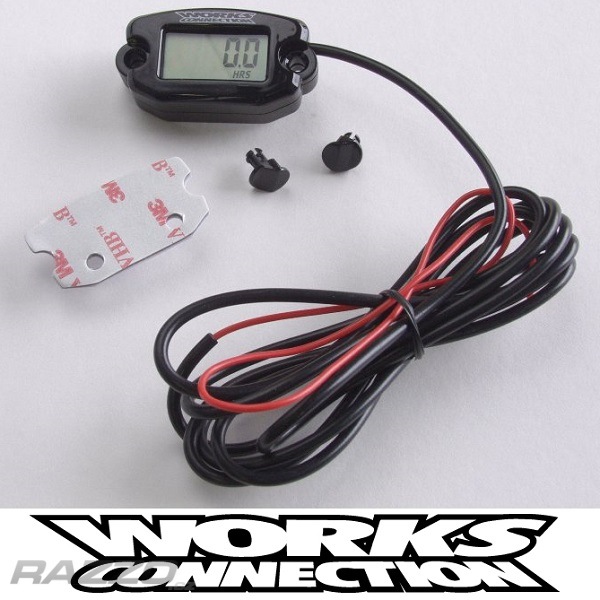 Měřič motohodin a otáček WorksConnection Hourmeter měřiče motohodin