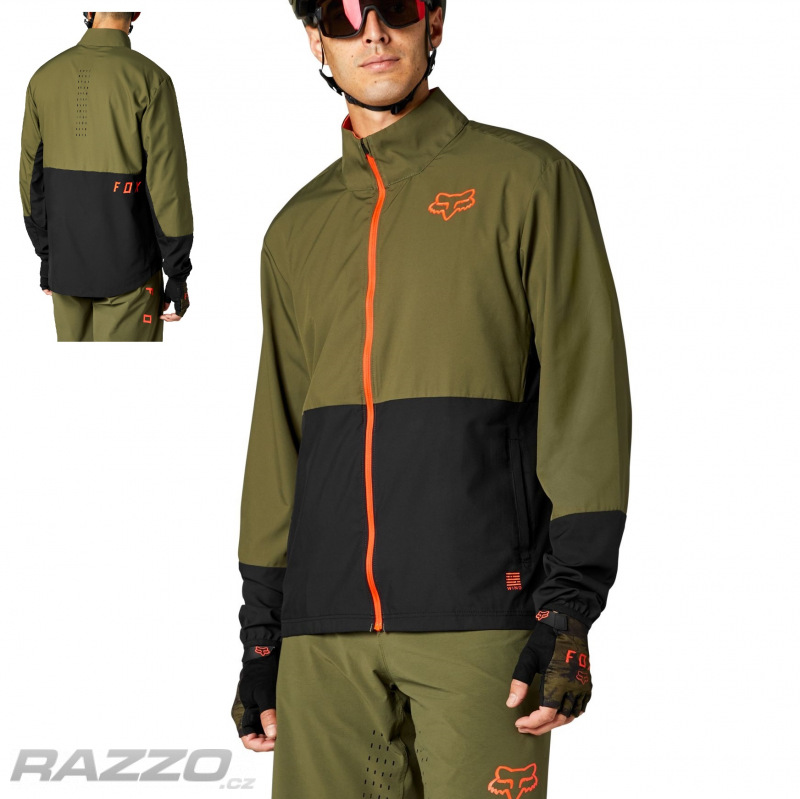 رخصة عطشان قوس المطر  Pánská bunda na kolo FOX Ranger Wind Jacket Olive Green Permanent Vacation  2021 - bundy na kolo | RAZZO