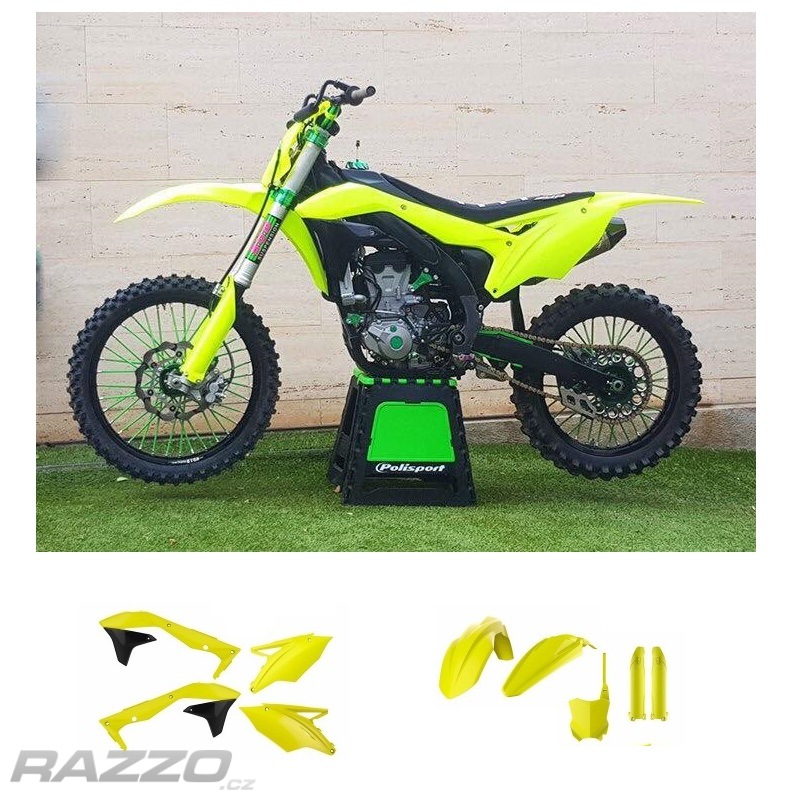 Sada plastů Polisport Plastic Kit Kawasaki KX250F 17.. Flo Yellow
