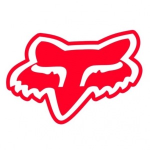 Nálepka FOX Racing Head Sticker 2,5&quot; Red