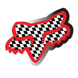 Nálepka FOX Racing Victory Sticker 4&quot; Red