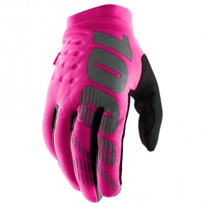 Dámské zateplené rukavice 100% Brisker Womens Glove Pink Black