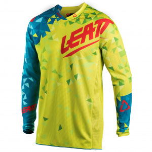 Pánský MX dres LEATT GPX 4.5 Lite Jersey Lime Teal