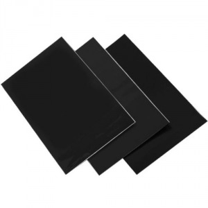 Černá folie Factory Effex Backgrounds Sheets Black 3 pcs