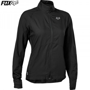 Dámská bunda na kolo FOX Womens Ranger Wind Jacket Black 2022