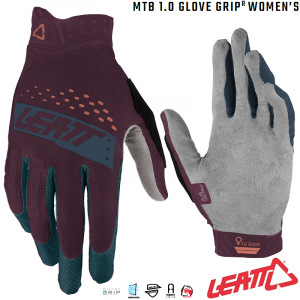 Dámské rukavice na kolo Leatt MTB 1.0 GripR Glove Womens Dusk 2022