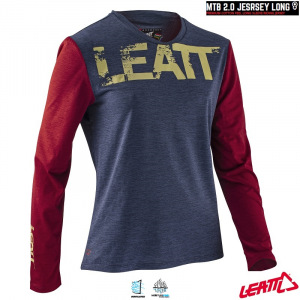 Dámský dres na kolo Leatt MTB 2.0 Long Jersey Womens Copper 2021