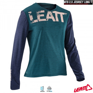 Dámský dres na kolo Leatt MTB 2.0 Long Jersey Womens Jade 2021