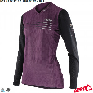 Dámský dres na kolo Leatt MTB 4.0 Gravity Jersey Womens Dusk 2022