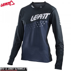 Dámský dres na kolo Leatt MTB 4.0 UltraWeld Jersey Womens Black 2021