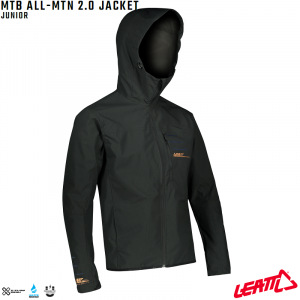 Dětská bunda na kolo Leatt MTB 2.0 All-Mtn Junior Jacket Black 2022
