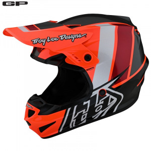 Dětská helma na motokros TroyLeeDesigns Youth GP Helmet Nova Glo Orange 2023