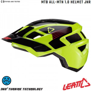 Dětská MTB helma LEATT MTB 1.0 All-Mtn Junior Helmet V22 Lime 2023
