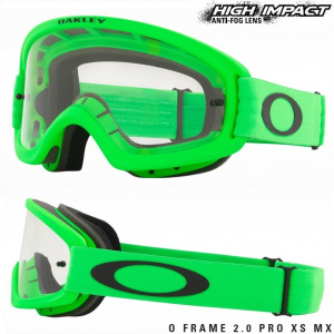 Dětské brýle Oakley OFrame 2.0 XS PRO Moto Green Clear Lens