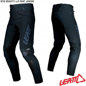 Dětské kalhoty na kolo Leatt MTB 4.0 Gravity Junior Pant Black 2022