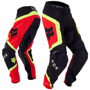Dětské kalhoty na motokros FOX 180 Pant Youth Ballast Black Red 2024