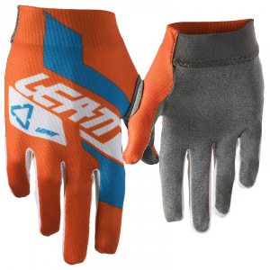 Dětské rukavice Leatt GPX 1.5 Glove Junior Orange Denim