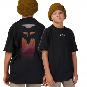 Dětské tričko FOX Youth Flora SS Tshirt Black