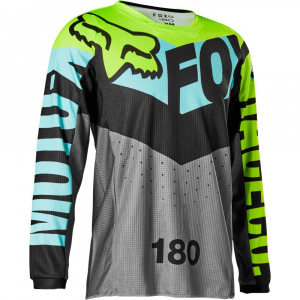 Dětský dres na motokros FOX 180 Jersey Youth Trice Teal 2022