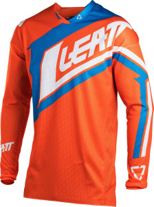 Dětský dres na motokros Leatt GPX 2.5 Junior Jersey Orange Denim