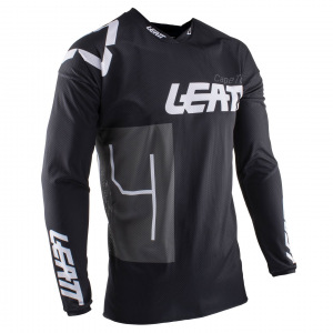 Dětský dres na motokros Leatt GPX 3.5 Junior Jersey Black 2020