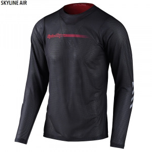 Dres na kolo TroyLeeDesigns Skyline AIR LS Jersey Channel Carbon 2022
