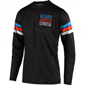Dres TroyLeeDesigns GP AIR Jersey Saddleback Black Cyan 2020