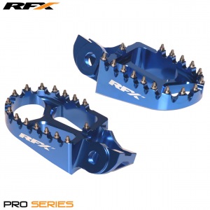 Duralové stupačky RFX Pro Series Footpegs Husqvarna FC TC 16-22 FE TE 17-23 KTM SX SXF 16-22 Blue