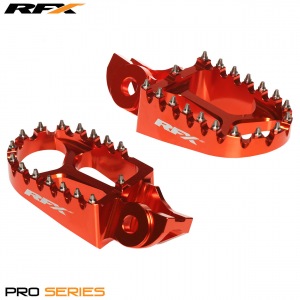 Duralové stupačky RFX Pro Series Footpegs KTM SX SXF 16-22 EXC 17-23 Orange