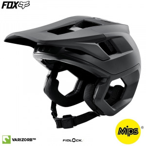 Helma na kolo Fox DropFrame PRO Helmet Matte Black 2022