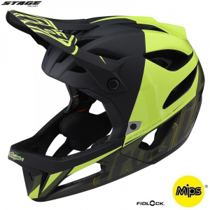 Enduro helma TroyLeeDesigns Stage Helmet Nova Glo Yellow 2022