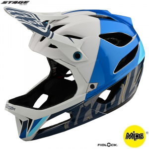 Enduro helma TroyLeeDesigns Stage Helmet Nova Slate Blue 2022