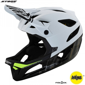 Integrální MTB helma TroyLeeDesigns Stage Helmet Signature White 2023