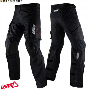 Enduro kalhoty Leatt Moto 5.5 Enduro Pant Black 2024