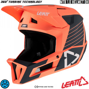 Integrální MTB helma LEATT MTB 1.0 Gravity Helmet V22 Coral 2022