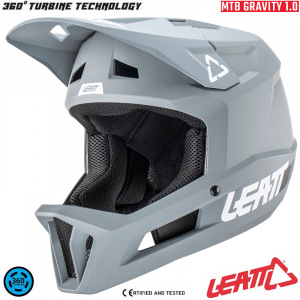 Integrální MTB helma LEATT MTB 1.0 Gravity Helmet V23 Titanium 2023