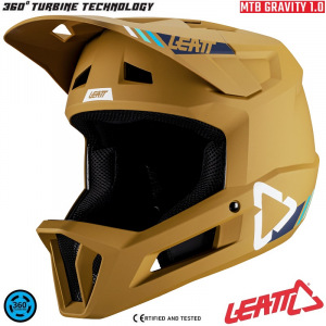 Integrální MTB helma LEATT MTB 1.0 Gravity Helmet V24 Peanut 2024