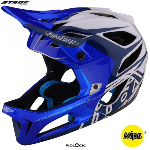 Integrální MTB helma TroyLeeDesigns Stage Helmet Valance Blue 2023