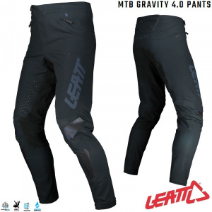 Kalhoty na kolo Leatt MTB 4.0 Gravity Pant Black 2022