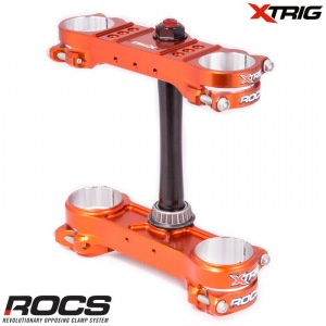 Kompletní brýle XTRIG ROCS Triple Clamps KTM SX / SXF 13-22, EXC / EXC-F 14-23 Orange
