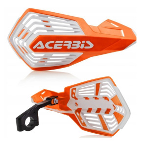 Kryty rukou na motokros Acerbis X-FUTURE Vented Handguards Orange White