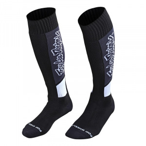 Moto ponožky TroyLeeDesigns GP MX Coolmax Thick Sock VOX Black 2022