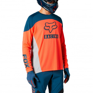 MTB dres s dlouhým rukávem FOX Defend LS Jersey Atomic Punch 2021