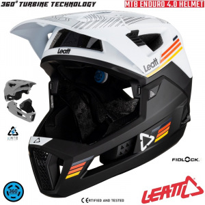 MTB helma LEATT MTB 4.0 Enduro V23 White 2023