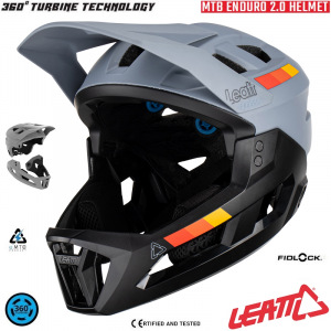 MTB helma LEATT MTB Enduro 2.0 V23 Titanium Helmet