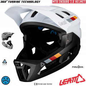 MTB helma LEATT MTB Enduro 2.0 V23 White Helmet