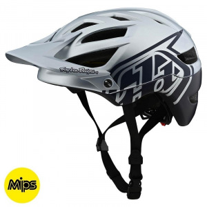 MTB helma TroyLeeDesigns A1 Helmet MIPS Classic Silver Navy 2020