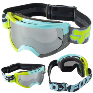 MX brýle FOX Main II Trice Goggle Teal Spark 2022
